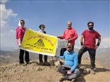 صعود موفقیت آمیز کوهنوردان شهرقدسی به قله کلاش ویا
