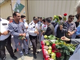 فرماندار پیشوا با اهدای گل از کارگران تجلیل کرد