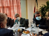 نشست ستاد تسهیل و رفع موانع تولید شهرستان پیشوا در دفتر مدیریت شهرک صنعتی