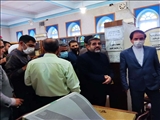 بازدید وزیر فرهنگ و ارشاد اسلامی از کتابخانه آستان حضرت امامزاده جعفر(ع) پیشوا<br/>