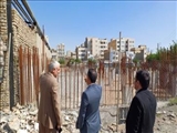 بازدید فرماندار بهارستان از برخی از پروژه های عمرانی شهرداری گلستان