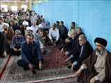 برگزاری مراسم بزرگداشت شهدای خدمت در شهرستان بهارستان