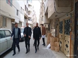 بازدید فرماندار بهارستان از منازل خسارت‌ دیده در پی حمله آمریکایی صهیونیستی به شهرستان