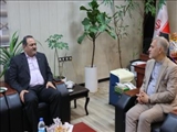جلسه فرماندار بهارستان با مدیرکل امور شعب پست بانک استان تهران