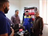 بررسی روند خدمات‌رسانی اداره گاز شهرستان بهارستان با حضور معاون فرماندار