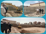 بازدید فرماندار بهارستان از محل احداث ساختمان مرکزی شهرداری گلستان