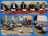 حضور عبداله نوحی فرماندار شهرستان بهارستان در محفل انس با قرآن