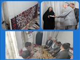 تقدیر عبداله نوحی از بانوی کار آفرین روستای امامزاده باقرعلیه السلام<br/>