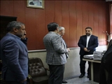 <br/>حضور عبداله نوحی فرماندار شهرستان بهارستان در جلسه صلح یاران دادگستری و بازدید از شعبات<br/>