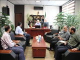 <br/>دیدار دکتر مطلبی نژاد رئیس بیمارستان امام حسین (ع) با عبداله نوحی فرماندار شهرستان بهارستان<br/>
