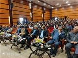 مراسم تکریم و معارفه مدیران حوزه قضایی شهرستان بهارستان