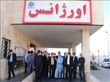 بازدید فرماندار و رئیس دانشگاه علوم پزشکی شهید بهشتی از بیمارستان شهید ستاری قرچک