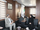 رئیس اداره کتابخانه‌های عمومی قرچک با فرماندار شهرستان دیدار کرد