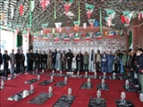 گلباران مزار شهدا توسط مسئولین شهرستان قرچک