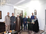 دیدار فرماندار قرچک با خانواده شهید انقلاب اسلامی «نقی روستایی»