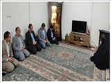 دیدار فرماندارقرچک با خانواده شهید توکلی به مناسبت سال نو