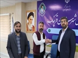 تجلیل فرماندار قرچک از مدیر روابط عمومی فرمانداری