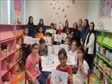 آموزش و ساخت کلاژ دوازدهمین جشنواره کتابخوانی رضوی در کتابخانه اقبال لاهوری قرچک