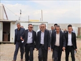 بازدید معاون هماهنگی امور عمرانی استانداری تهران از پروژه‌ های تصفیه خانه و مخازن آب شرب شهرستان قرچک