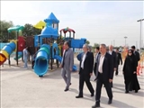 بازدید معاون هماهنگی امور عمرانی استانداری تهران از بوستان خانواده شهرستان قرچک