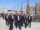 بازدید فرماندار از روند احداث پلی کلینیک تامین اجتماعی قرچک