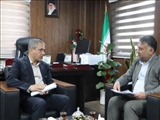 دیدار مسئول بنیاد برکت ، بنیاد علوی و رئیس اداره کار با فرماندار شهرستان قرچک