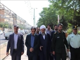 بازدید مسئولان شهرستان قرچک از آماده‌سازی غرفه‌های مهمانی ۱ کیلومتری عید غدیر