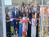 آیین افتتاحیه زمین چمن مصنوعی آموزشگاه فرقانی و جندالله با حضور فرماندار شهرستان قرچک