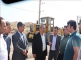 بررسی روند پروژه زیرگذر امین‌آباد و ولی‌آباد و فاز چهارم طرح هادی روستای امین‌آباد توسط فرماندار شهرستان قرچک