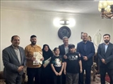 حضور فرماندار شهرستان قرچک در منزل جانباز سرافراز فردین سیاه منصوری و جانباز سرافراز عباس توکلی