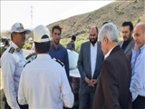 بازدید مسئولان شهرستان از مسیر پیشنهادی برای مرکز بارانداز پسماند شهر پردیس 