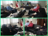 دهیاران بخش بومهن با حضور در دفتر بخشدار با ایشان دیدار و گفت‌وگو کردند
