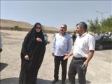 بازدید بخشدار مرکزی پردیس از روند احداث نمازخانه خیرساز آرامستان روستای باغکمش به مناسبت هفته دولت