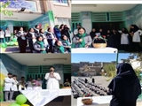 جشن «دستان سپید، دل‌های روشن» در باغکمش؛ تلفیق آموزش، مهربانی و سلامت برای دانش‌آموزان