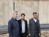 بازدید فرماندار پردیس از محل احداث سوله ورزشی شهرداری بومهن