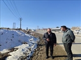 بازدید مسئولین از پروژه راه ورودی روستای طاهرآباد و گلخندان، در راستای ارتقاء خدمات به روستاییان