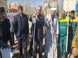 کاشت نهال در شهرستان پردیس به یاد رهبر شهید انقلاب