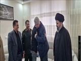 دیدار فرماندار پردیس با خانواده شهید سرافراز محسن میرزایی