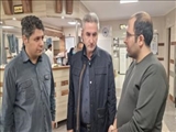 عیادت فرماندار پردیس از مصدومان حمله بامداد امروز به شهرستان