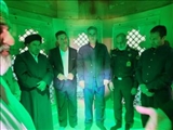 غبارروبی آستان مقدس امامزاده سلطان مطهر(ع) بومهن با حضور مسئولان شهرستان پردیس