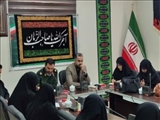برگزاری جلسه کمیته بانوان ستاد وداع، تشییع و تدفین قائد شهید در بخشداری بومهن