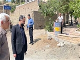 بررسی روند اجرای طرح‌های عمرانی در روستاهای کردنبرد و طاهرآباد