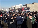 برگزاری مراسم تشییع پیکر دو شهید گمنام دفاع مقدس در شهرک های امام حسین(ع) و امام خمینی(ره)