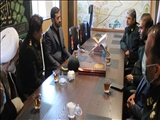 بازدید سرپرست فرمانداری اسلامشهر از ستاد فرماندهی انتظامی شهرستان