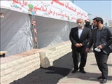بازدید فرماندار اسلامشهر از ستاد اجرایی خدمات سفر شهرستان در میدان قائم(عج)