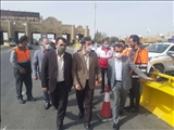 بازدید فرماندار اسلامشهر از واحدهای راهداری، اورژانس هلال احمر و پلیس راه شهرستان 
