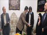 دیدار فرماندار اسلامشهر با خانواده سه شهید مدافع حرم