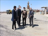 بازدید فرماندار شهرستان از کارخانه آسفالت شهرداری اسلامشهر