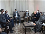 دیدار رئیس بنیاد شهید و امور ایثارگران کشور با خانواده دو شهید اسلامشهری