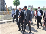 بازدید رئیس سازمان مدیریت و برنامه ریزی استان تهران از ایستگاه متروی میدان نماز